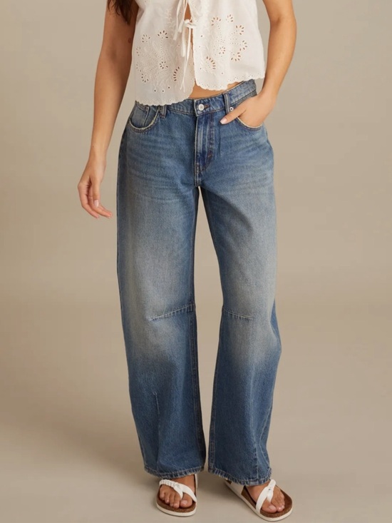 Lucky Brand Denim - NWT Lucky Brand Barrel Wide Leg Jeans